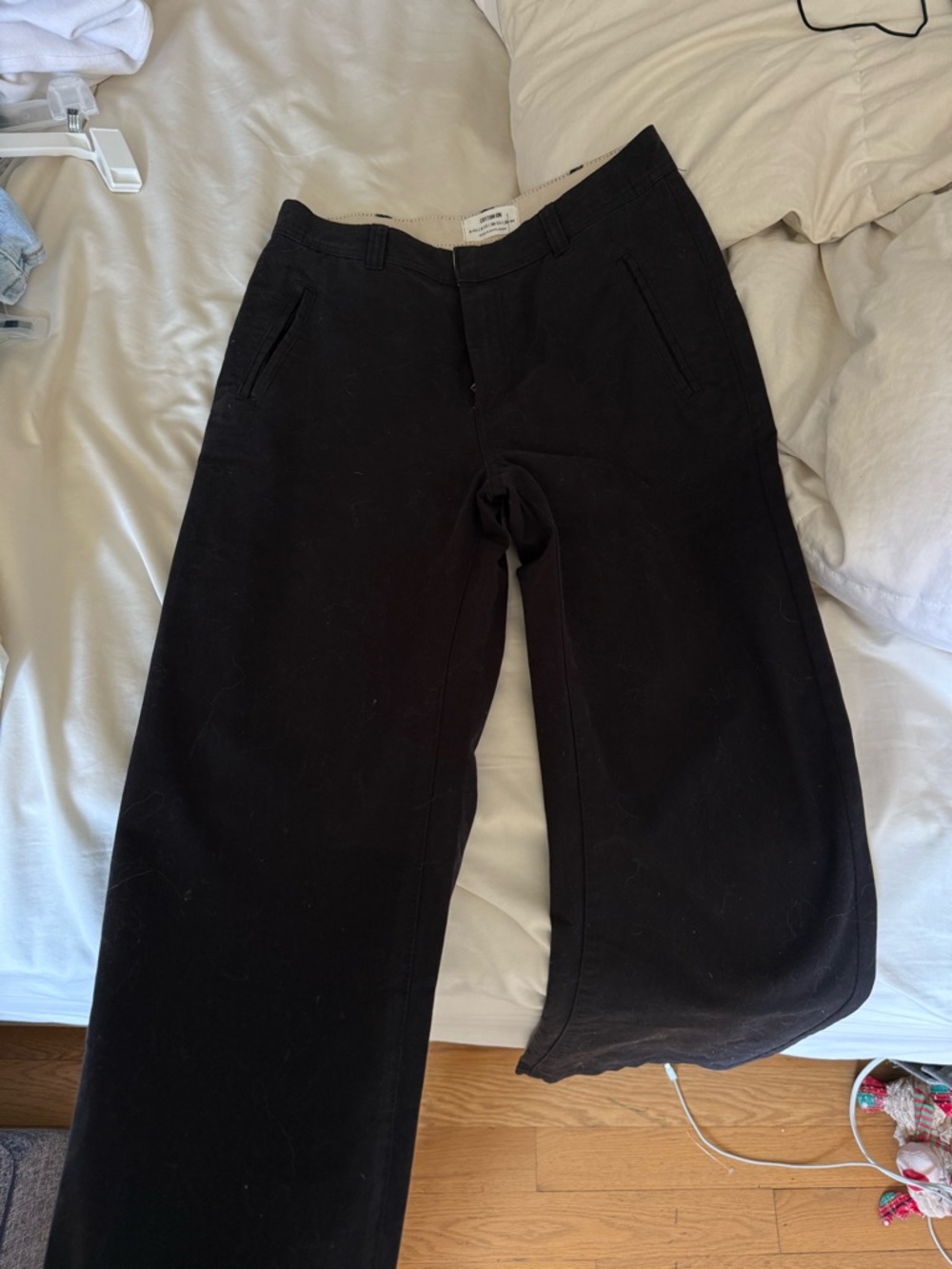 Black straight leg pant cotton on